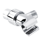 Chrome Plating 3-Way Shower Head Diverter Shower Arm Mounted Bracket Bathroom Accessories