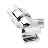 Chrome Plating 3-Way Shower Head Diverter Shower Arm Mounted Bracket Bathroom Accessories