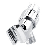 Chrome Plating 3-Way Shower Head Diverter Shower Arm Mounted Bracket Bathroom Accessories