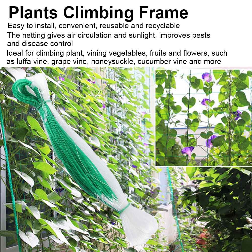 Garden Plant Trellis Net Plants Climbing Frame Fruit Tree Protect Anti Pest Weed