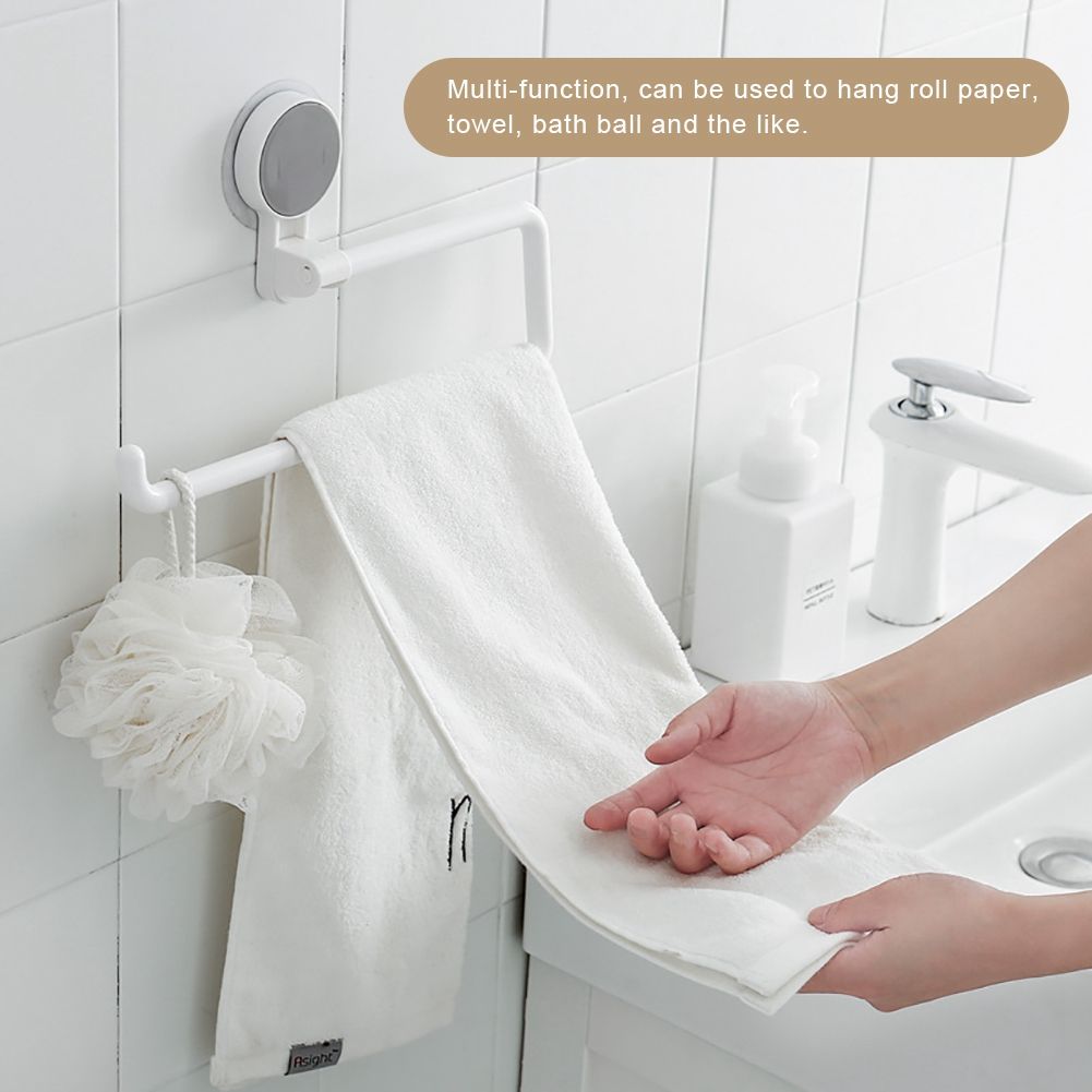 Adhesive Paper Towel Holder Bathroom Kitchen Roll Rack Storage Holder Roll Paper Rack