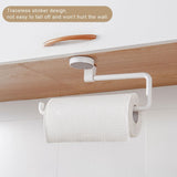 Adhesive Paper Towel Holder Bathroom Kitchen Roll Rack Storage Holder Roll Paper Rack - Close-Up Angle