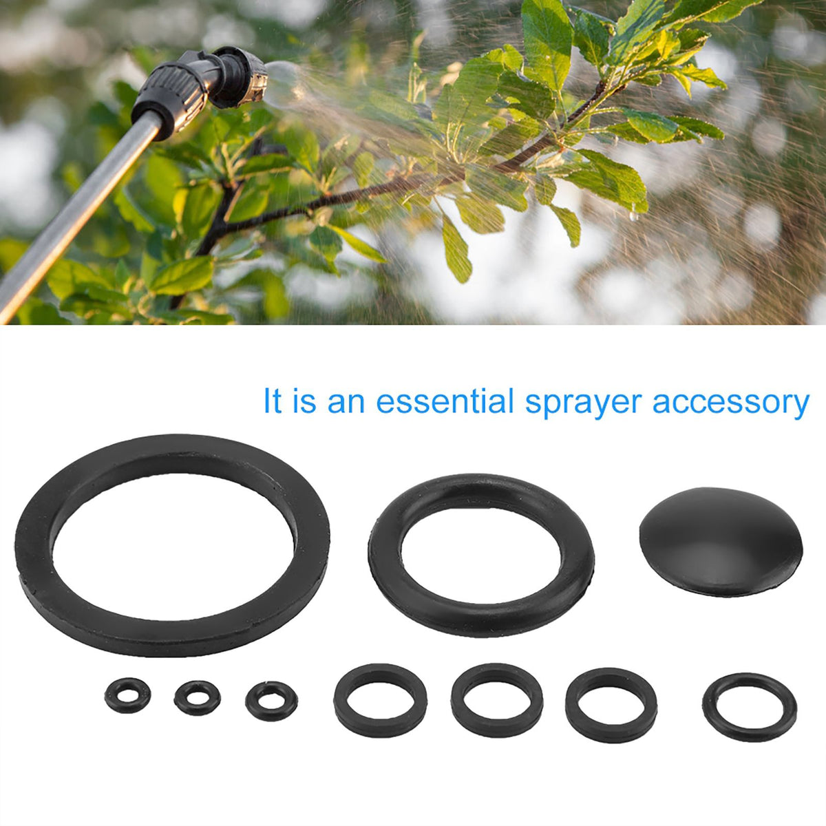 10pcs/ Set Useful Durable Rubber Sealing Ring Essential Sprayer Accessories