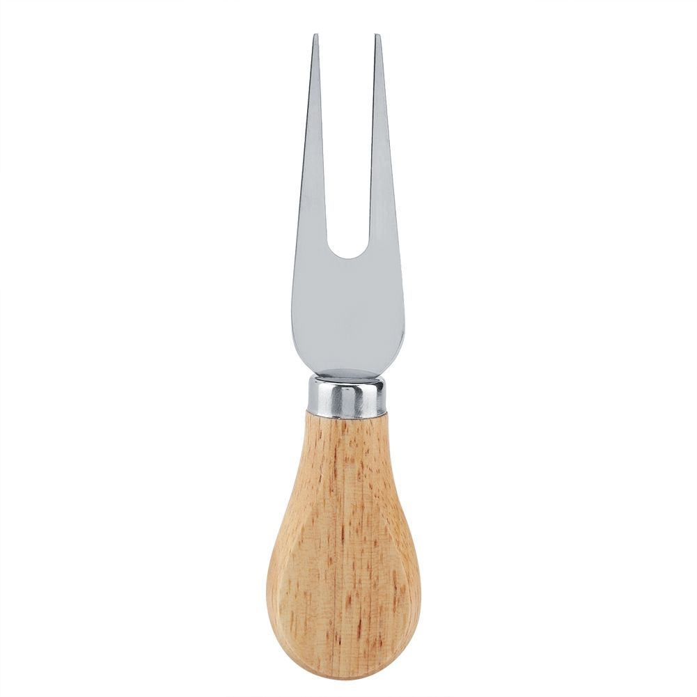 4PCS/Set Stainless Steel Cheese Knives Set Wooden Handle Cheese Cutting Knife Slicer Cutter Set