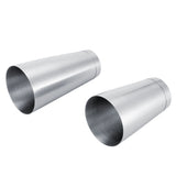 Stainless Steel Sturdy Durable Cocktail Cup Shaker Bar Home Kitchen Tool(Silver) - Top-Down View