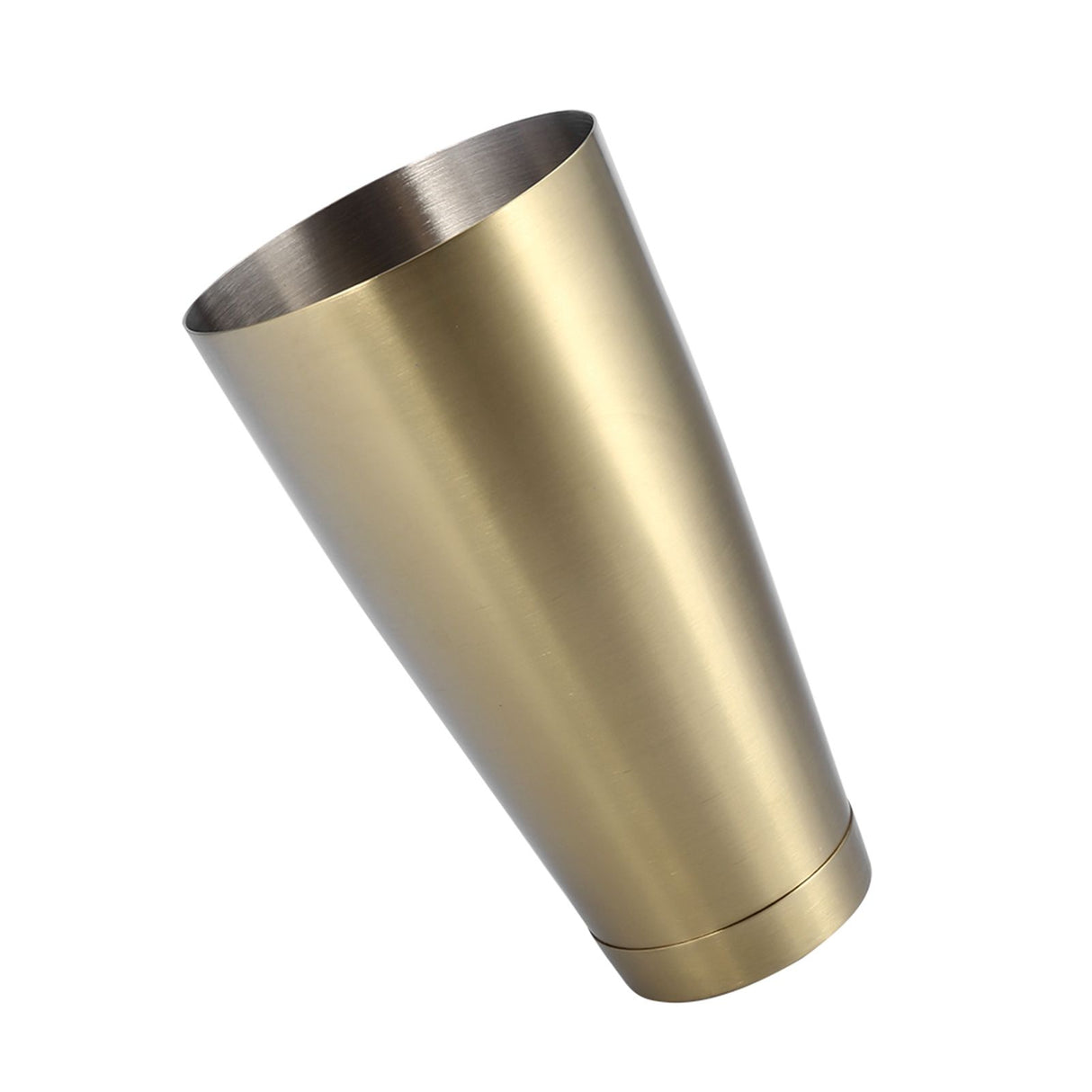 Stainless Steel Sturdy Durable Cocktail Cup Shaker Bar Home Kitchen Tool(Titanium Golden)