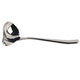 Stainless Steel Sauce Drizzle Spoon with Spout Sugar Spoon Cooking Utensil Tool - Top-Down View
