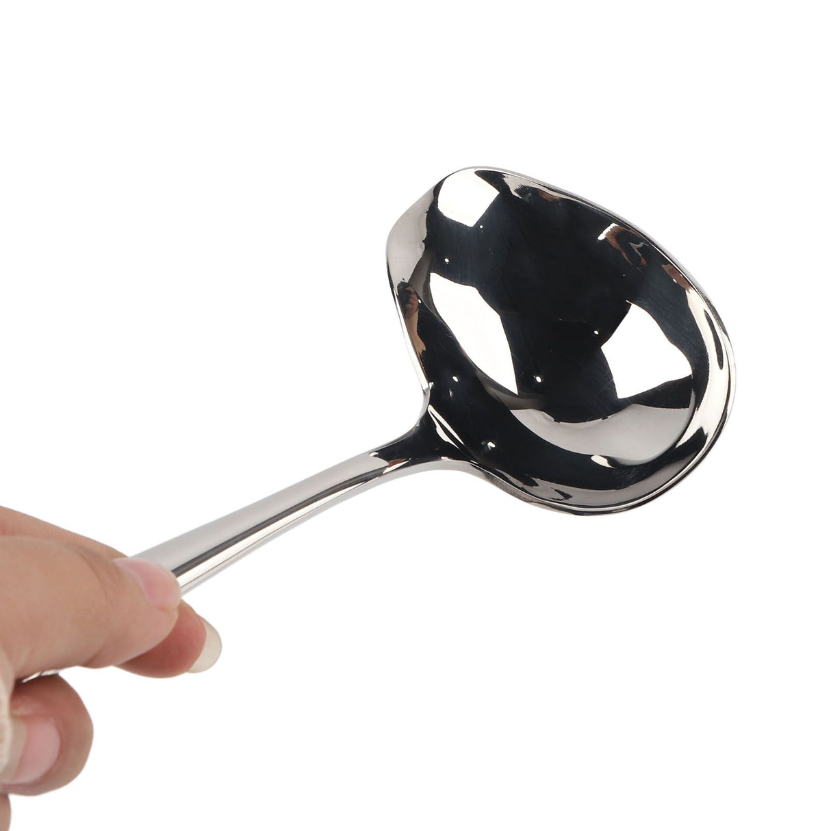 Stainless Steel Sauce Drizzle Spoon with Spout Sugar Spoon Cooking Utensil Tool