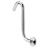Bathroom Accessory 8inch 201 Stainless Steel High Rise S-Curved Shower Extension Arm
