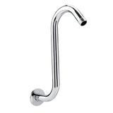 Bathroom Accessory 8inch 201 Stainless Steel High Rise S-Curved Shower Extension Arm