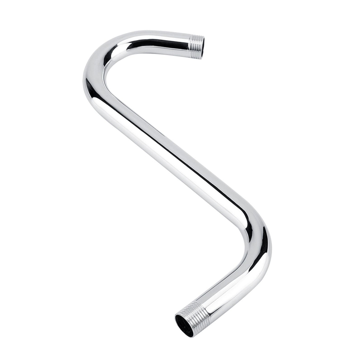Bathroom Accessory 8inch 201 Stainless Steel High Rise S-Curved Shower Extension Arm