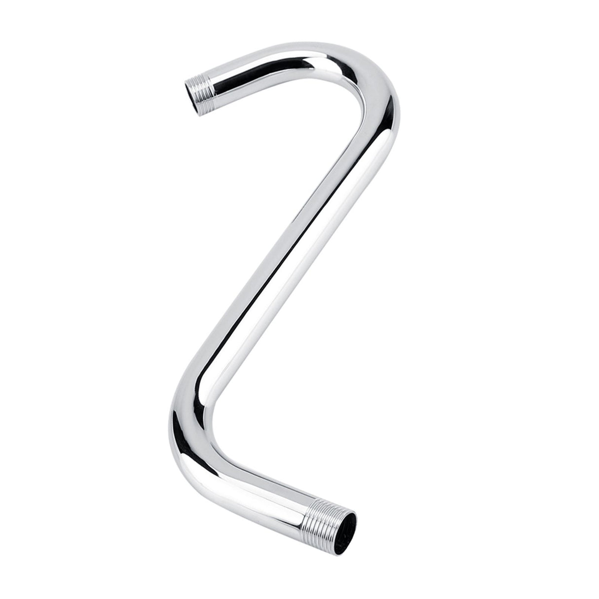 Bathroom Accessory 8inch 201 Stainless Steel High Rise S-Curved Shower Extension Arm