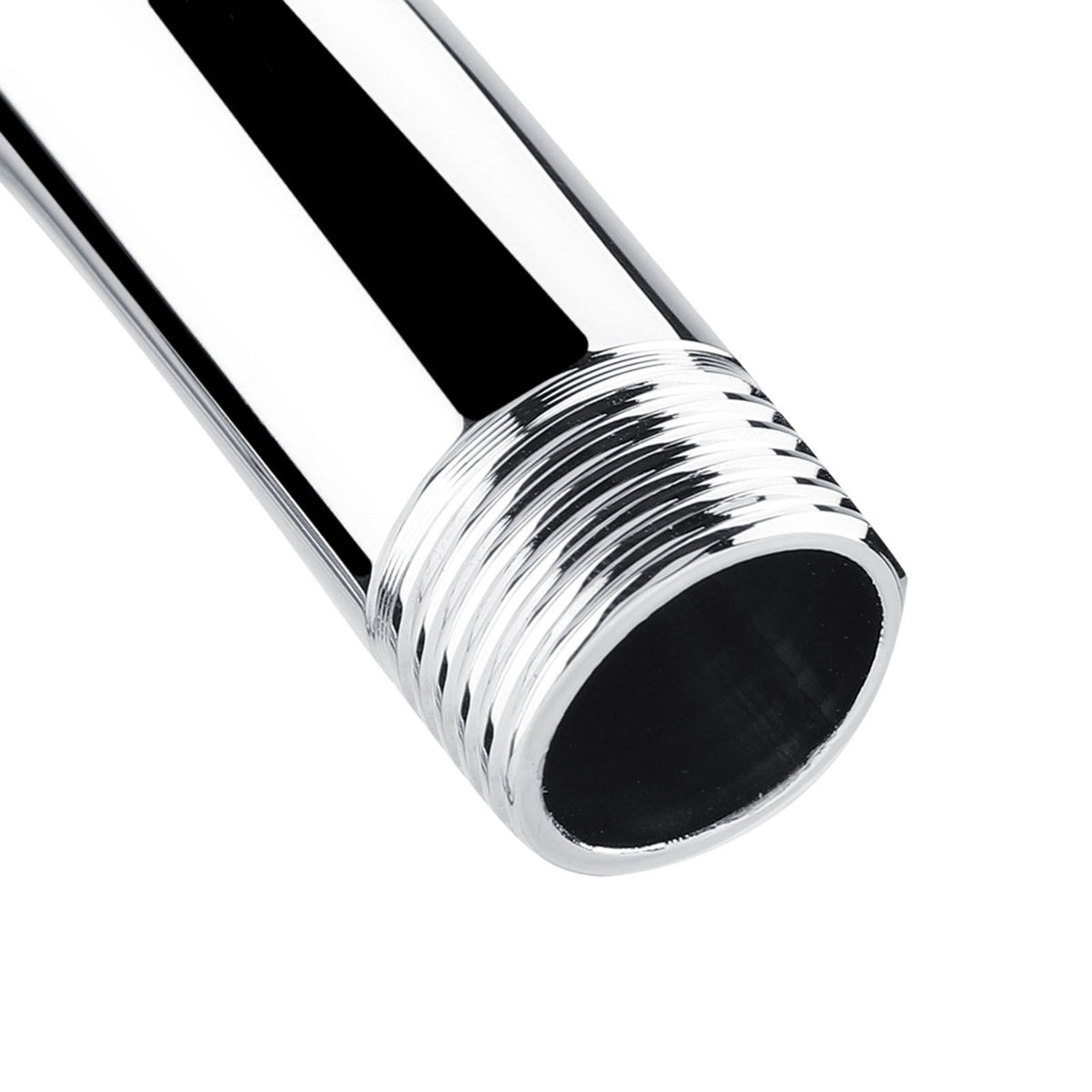 Bathroom Accessory 8inch 201 Stainless Steel High Rise S-Curved Shower Extension Arm
