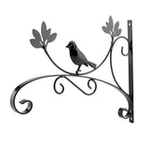 Iron Wall Hanging Bracket Plant Hanger Flower Pot Hook for Home Garden Decor - Top-Down View