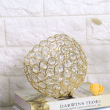 Crystal Tea Light Candle Holders Wedding Decor Table Centerpieces (Gold Diameter 15cm) - 45-Degree Angle
