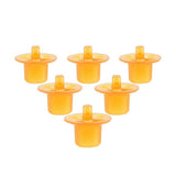 50pcs Beekeeping Queen Rearing Cell Cups Bee Keeper Equipment Tool Apiculture Supply Orange - Top-Down View