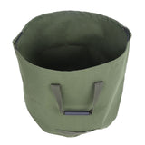 Portable Waterproof Reusable Canvas Garden Lawn Leaf Trash Waste Bag Container Storage Tote