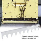 Beehive Frame Stainless Steel Strip Spacer Beekeeper Beekeeping Tool Equipment - Low Angle