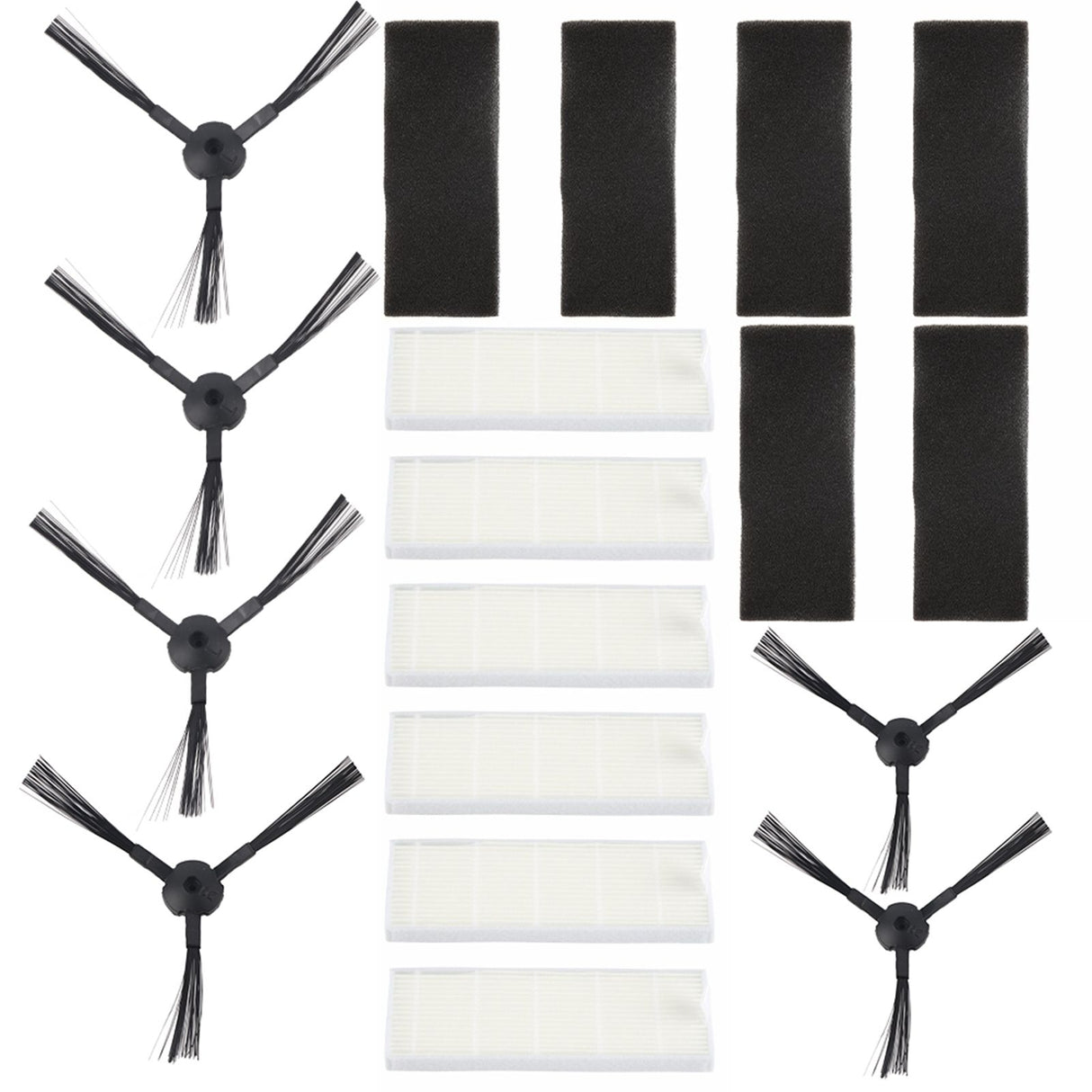 Vacuum Spare Part Side Brush HEPA Filters Tool Kit for ILIFE A6 A4 A4s Robot