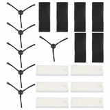 Vacuum Spare Part Side Brush HEPA Filters Tool Kit for ILIFE A6 A4 A4s Robot - Top-Down View