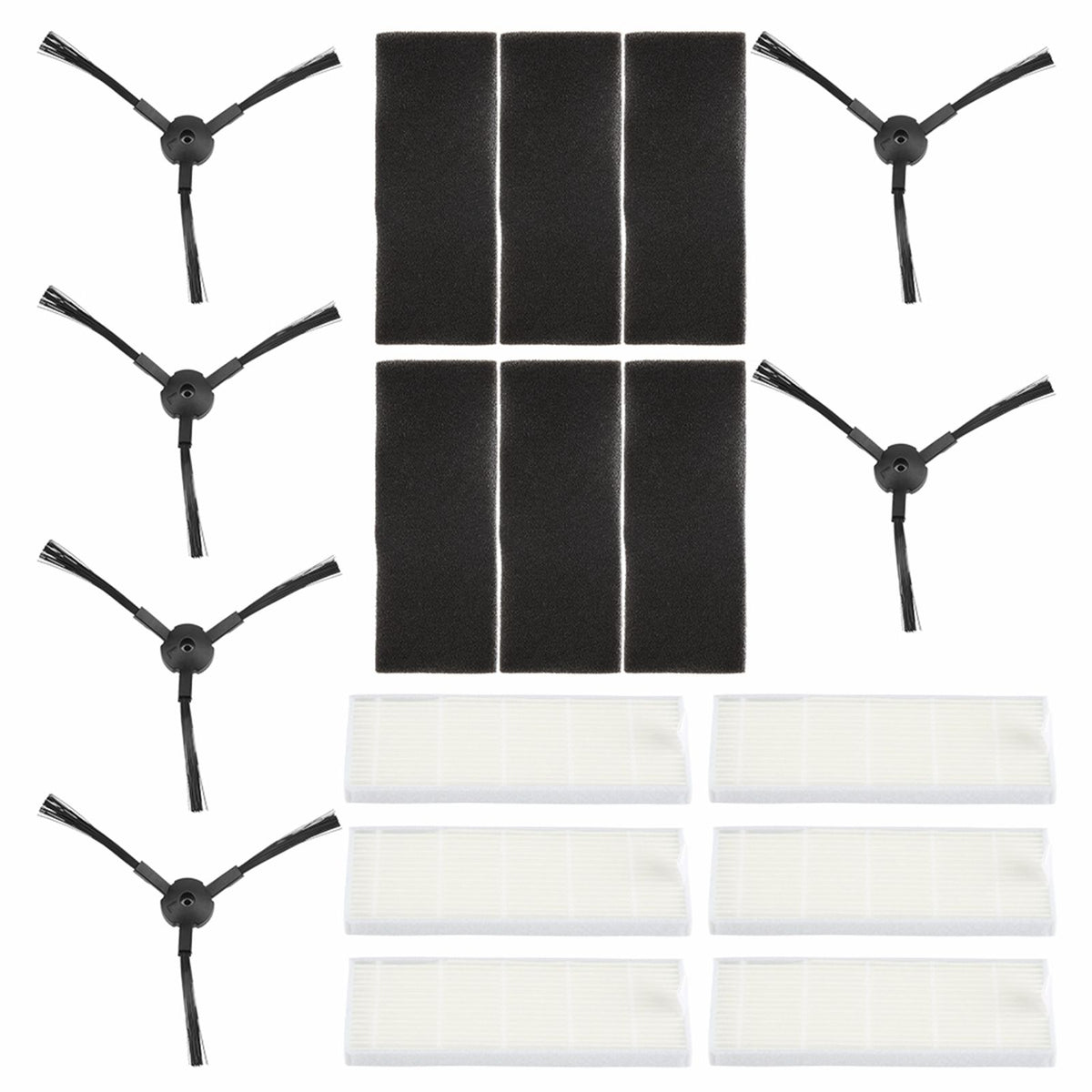 Vacuum Spare Part Side Brush HEPA Filters Tool Kit for ILIFE A6 A4 A4s Robot