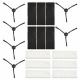 Vacuum Spare Part Side Brush HEPA Filters Tool Kit for ILIFE A6 A4 A4s Robot - 45-Degree Angle