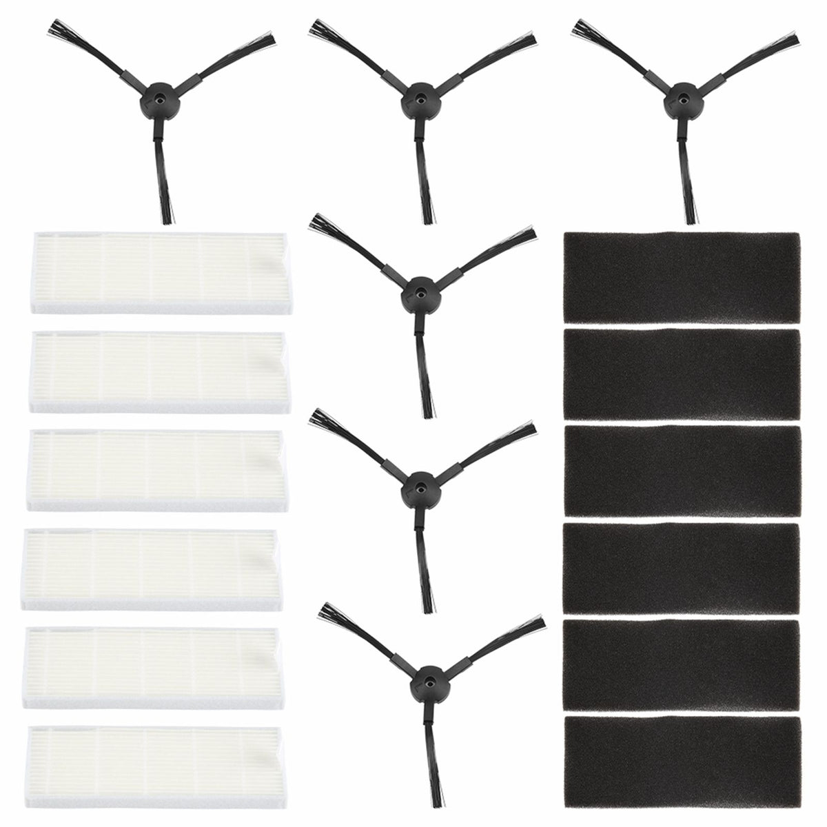 Vacuum Spare Part Side Brush HEPA Filters Tool Kit for ILIFE A6 A4 A4s Robot
