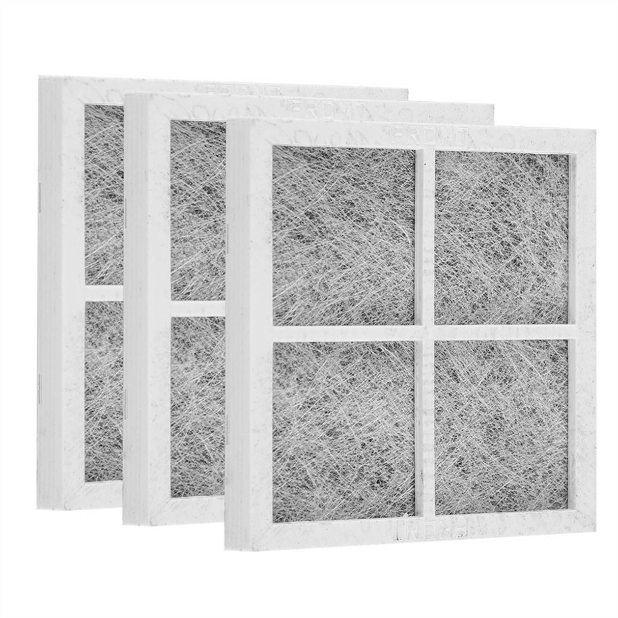3 Pcs Air Filter Replacement for LG LT120F Elite 469918 Refrigerator Freezer