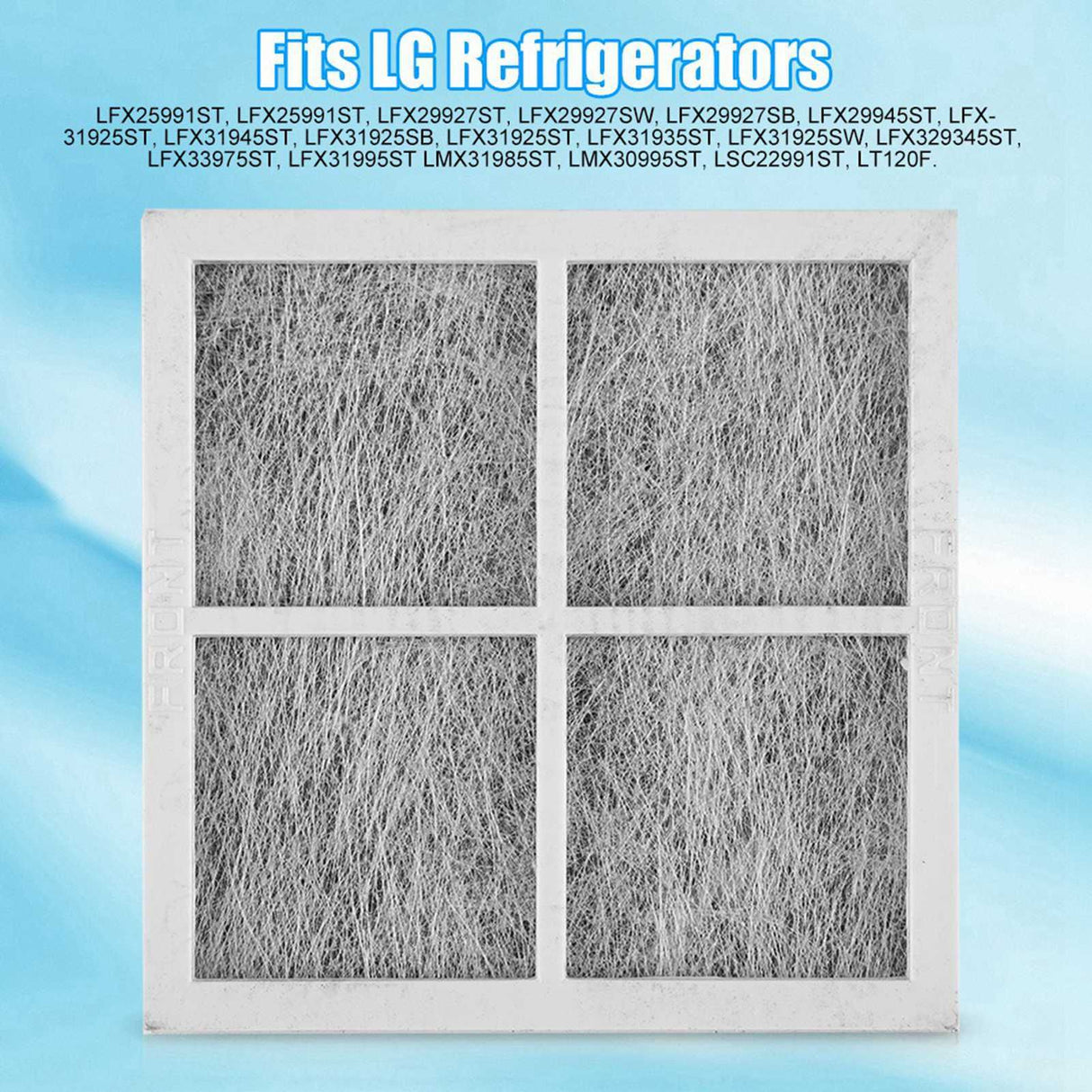 3 Pcs Air Filter Replacement for LG LT120F Elite 469918 Refrigerator Freezer