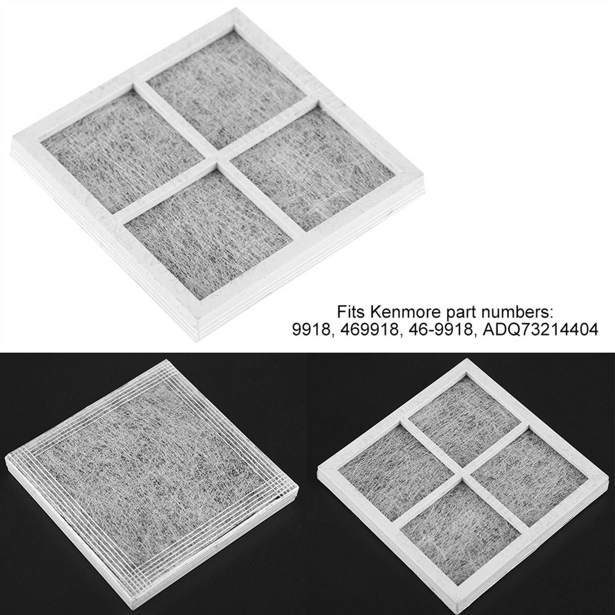 3 Pcs Air Filter Replacement for LG LT120F Elite 469918 Refrigerator Freezer