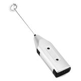 Handheld Milk Frother Electric Foam Maker for Coffee Lattes Eggs Drink Mixer(Silver)