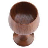 Healthy Wooden Cup Elegant Coffee Wine Grape Drinking Cups Multi functional Wood Mug - Side View