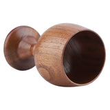 Healthy Wooden Cup Elegant Coffee Wine Grape Drinking Cups Multi functional Wood Mug - Top-Down View