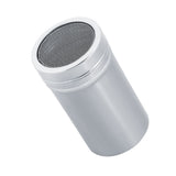 Stainless Steel Durable Spice Jar Season Coffee Bottle Kitchen Tool(L) - Top-Down View