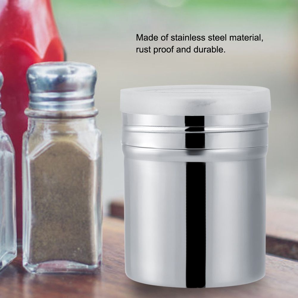Stainless Steel Cocoa Powder Shaker Chocolate Icing Sugar Shaker Sifter (M)