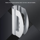 Multi use Stainless Steel Fruits Vegetables Food Cutter Double Blades Chopper Slicing Tool - Side View