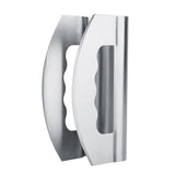 Multi use Stainless Steel Fruits Vegetables Food Cutter Double Blades Chopper Slicing Tool - Close-Up Angle