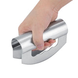 Multi use Stainless Steel Fruits Vegetables Food Cutter Double Blades Chopper Slicing Tool - Extra Image