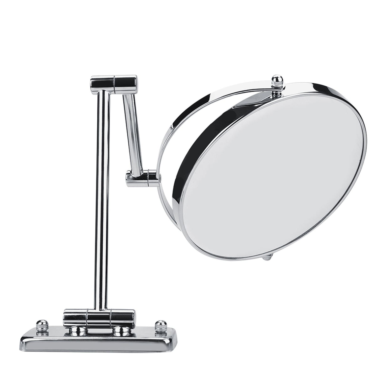 8" Wall Mount Makeup Mirror Double Sided Swivel Mirror 3X Magnifying