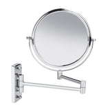 8" Wall Mount Makeup Mirror Double Sided Swivel Mirror 3X Magnifying