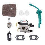 Carburetor Kit for STIHL FS55 FS55R FS55RC FS38 KM55 HL45 KM55R - 45-Degree Angle