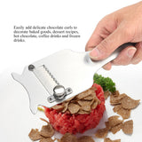 Stainless Steel Truffle Cheese Slicer Adjustable Blade Chocolate Shaver for Kitchen Gadget - Close-Up Angle