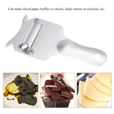 Stainless Steel Truffle Cheese Slicer Adjustable Blade Chocolate Shaver for Kitchen Gadget