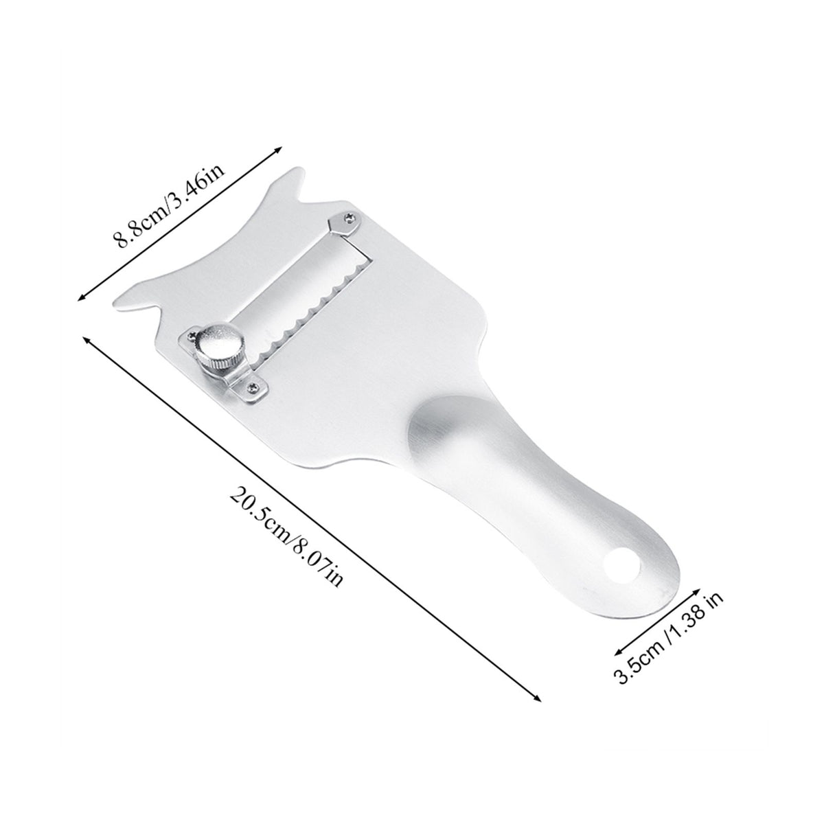 Stainless Steel Truffle Cheese Slicer Adjustable Blade Chocolate Shaver for Kitchen Gadget