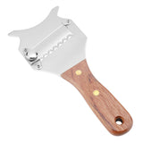 Stainless Steel Truffle Cheese Slicer Adjustable Blade Chocolate Shaver for Kitchen Gadget - Top-Down View