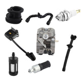 Carburetor Ignition Coil Carb Set for Stihl Walbro 017 018 MS170 MS180 Chainsaw - 45-Degree Angle