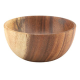 Solid Acacia Wooden Bowl for Salad Soup Rice Hand Made Wooden Bowl Kitchen Utensils (16*7cm) - 45-Degree Angle