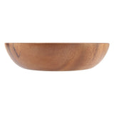 Solid Acacia Wooden Bowl for Salad Soup Rice Hand Made Wooden Bowl Kitchen Utensils (20*4.5cm)