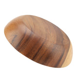Solid Acacia Wooden Bowl for Salad Soup Rice Hand Made Wooden Bowl Kitchen Utensils (20*4.5cm) - Extra Image