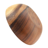 Solid Acacia Wooden Bowl for Salad Soup Rice Hand Made Wooden Bowl Kitchen Utensils (20*7cm)